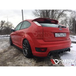 Накладки сплиттеры боковые на задний бампер на Ford Focus II ST